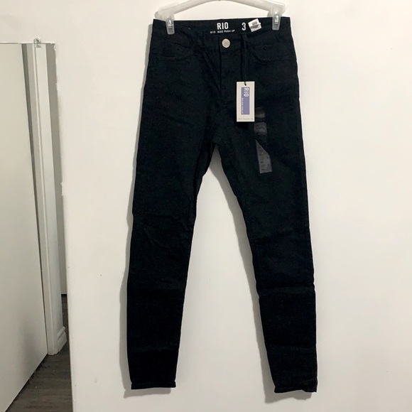 Bluenotes Rio Mid Rise Black Jeans - Picture 1 of 2